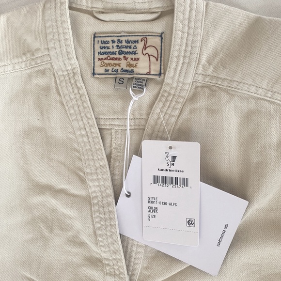 Sandrine Rose x Free People Kimono Denim Jumpsuit The Alpes, Size Small, NWT - Picture 8 of 12